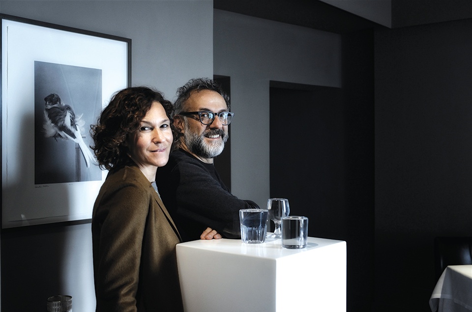 Bottura and Lara Gilmore (Photo by Pablo Terzi)